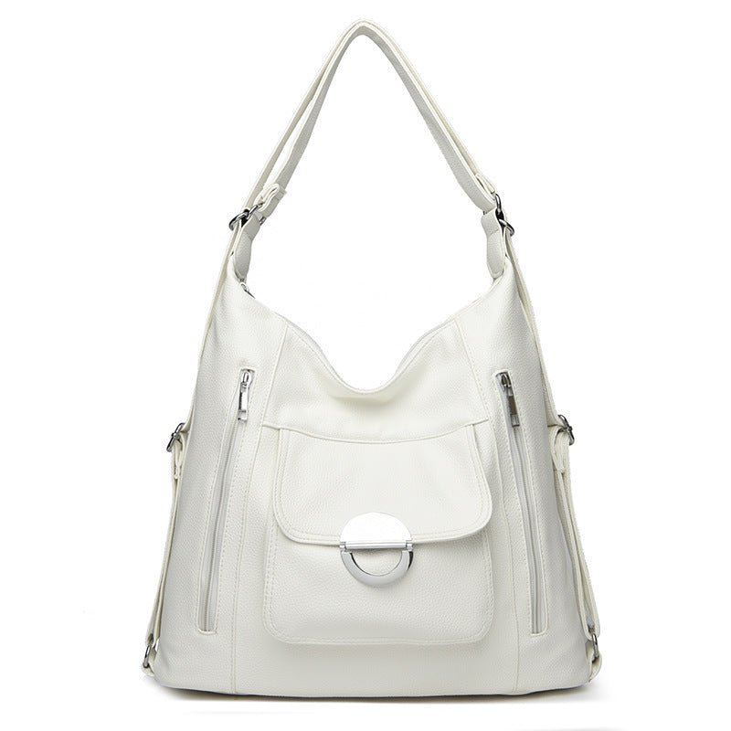 Sacoche en Cuir Élégant avec Détails Métalliques