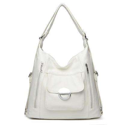 Sacoche en Cuir Élégant avec Détails Métalliques